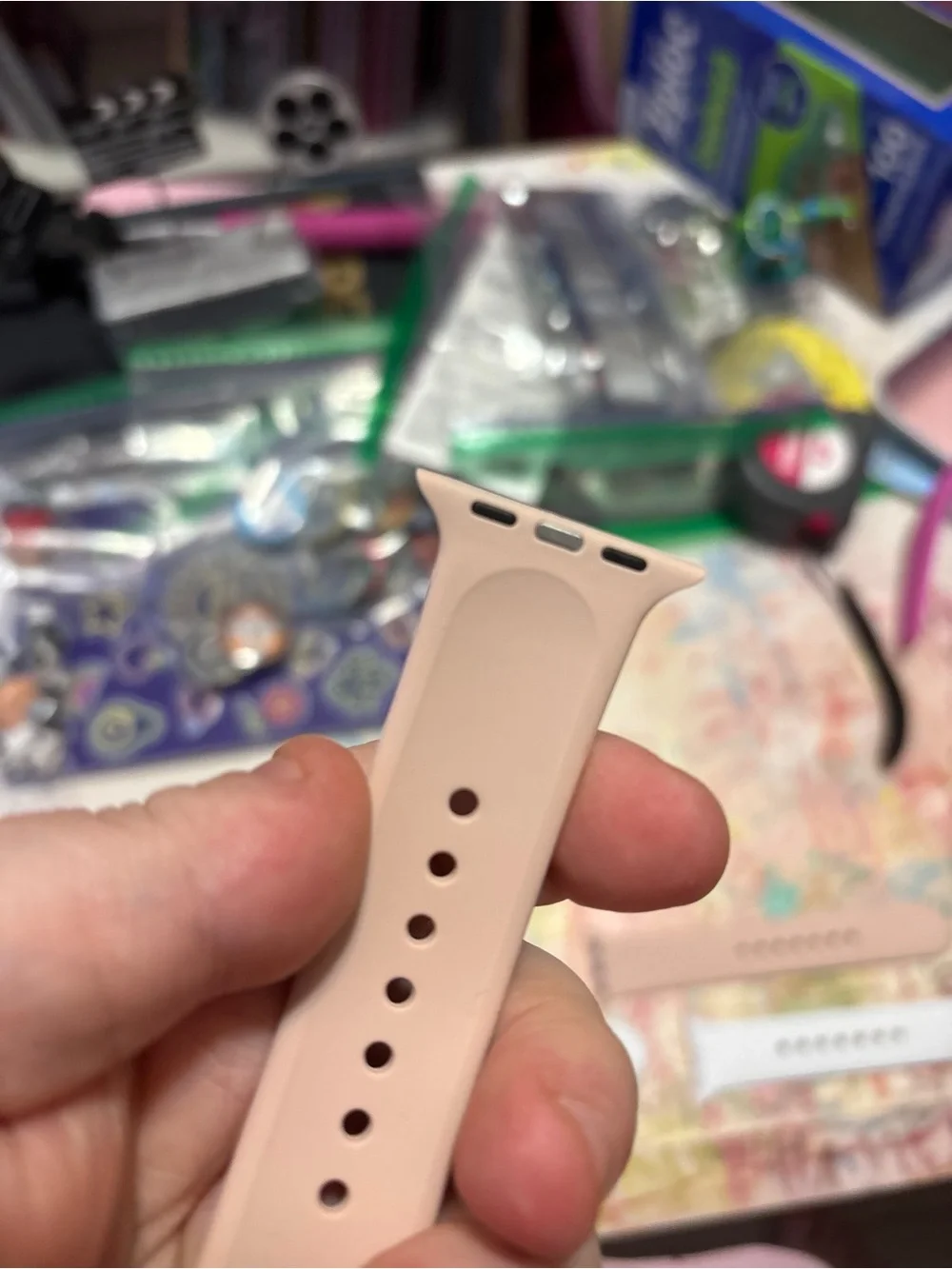 Blush Pink Silicone Apple Watch Band - 3 Piece Set